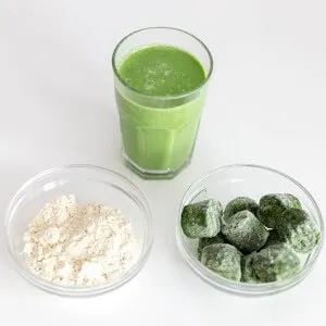 how to freeze spinach fo smoothies
