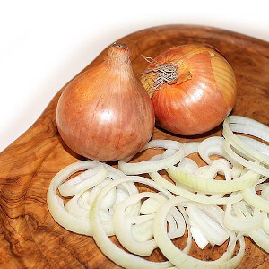 chopping onions in vitamix