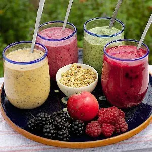 homemade vegetable smoothies