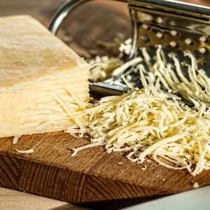 grating cheese in a vitamix blender