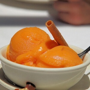orange sorbet
