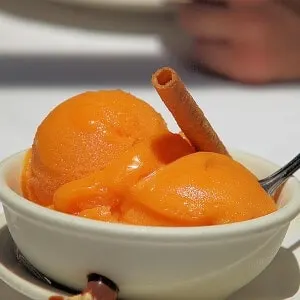 orange sorbet