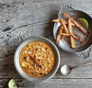 vitamix tortilla soup demo recipe