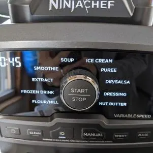 ninja chef control panel