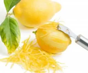 lemon zest is a good source of nutrients