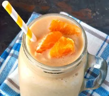 orange vegan smoothie