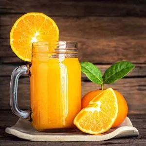 orange juice in a ninja blender